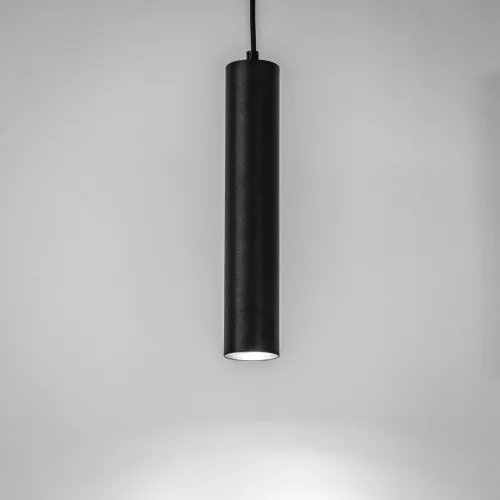 Függesztett mennyezeti lámpa 29 cm-es spotlámpa GU10 LED SOPLO fekete LUMILED