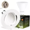 Halogén süllyesztett kerek, mozgatható lámpatest TRIX 3in1 GU10 6W 4000K FEHÉR MATT LUMILED
