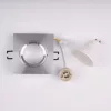 Süllyesztett, négyzet alakú halogén lámpatest TRIX 3 az 1-ben GU10 6W 4000K fényes ezüst LUMILED