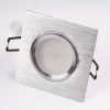 Süllyesztett, négyzet alakú halogén lámpatest TRIX 3 az 1-ben 6W GU10 4000K szálcsiszolt ezüst LUMILED