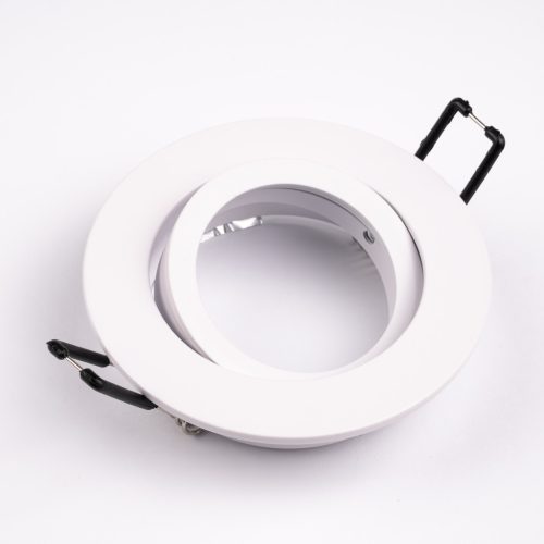 Halogén süllyesztett mennyezeti lámpa, kerek, mozgatható, GU10, MR16, fehér, TRIAM LUMILED