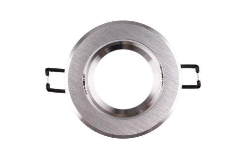 Halogén süllyesztett mennyezeti lámpa, kerek, mozgatható, GU10, MR16, ezüst, TRIAM LUMILED