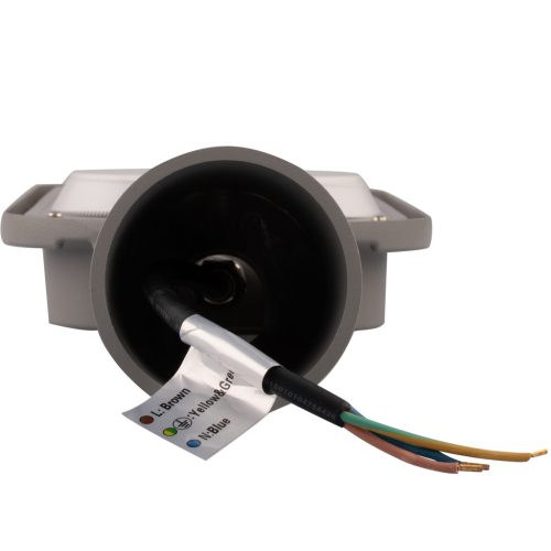 LED utcai lámpa LUXOS2 ipari úti lámpatest 50W 7000lm 4000K IP65 ALS LUMILED