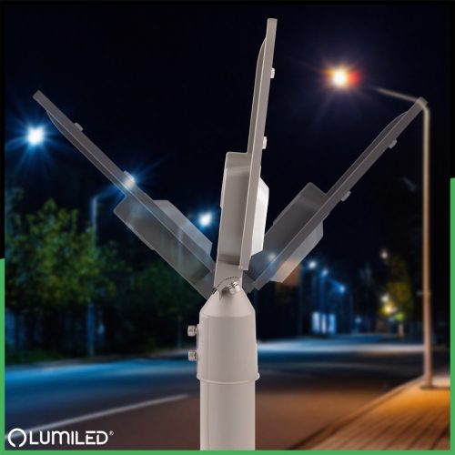 LED utcai lámpa LUXOS2 ipari úti lámpatest 100W 14000lm 4000K IP65 ALS LUMILED