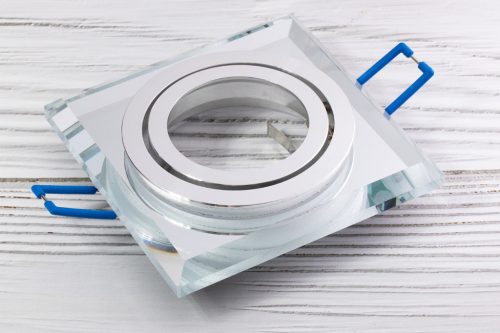 Halogén ÜVEG mennyezeti lámpatest ARIAN MR16 GU10 LUMILED Négyszögletes mozgatható