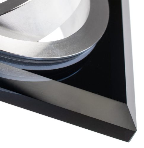 Halogén ÜVEG mennyezeti lámpatest ARIAN MR16 GU10 LUMILED Négyzet Mozgatható Fekete