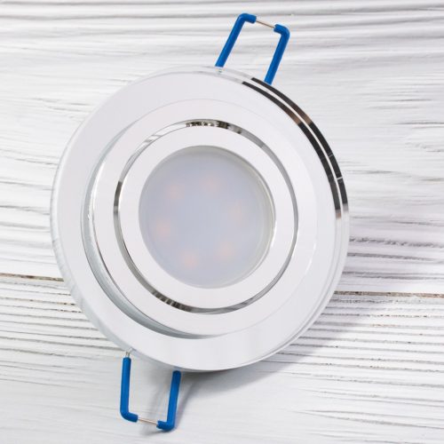 Halogén ÜVEG mennyezeti lámpatest ARIAN MR16 GU10 LUMILED Kerek mozgatható