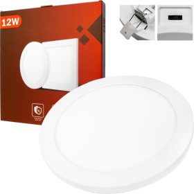  LED PANEL LEMEZ 24W 2160lm Kerek felületre szerelhető süllyesztett vakolat 3 SZÍN