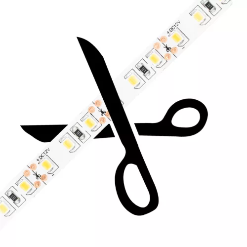 LED SZALAG 12V 48W 600LED 2835 Semleges 8mm 5m