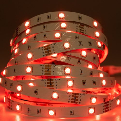 LED szalag 12V 36W 150LED 5050 RGB 10mm 5m