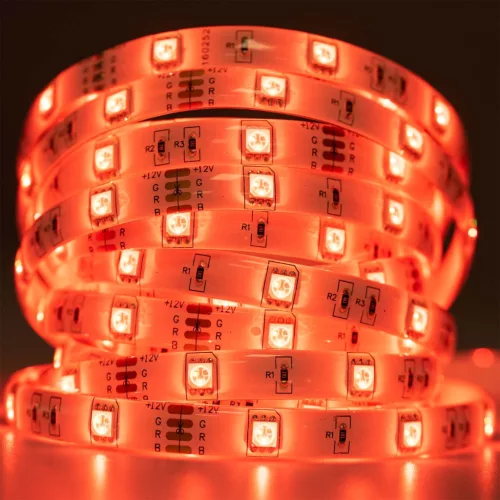 LED szalag 12V 36W 150LED 5050 RGB IP65 10mm 5m