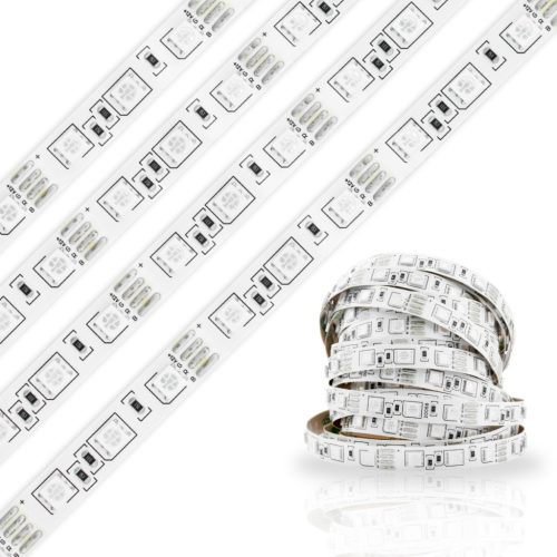 LED szalag 12V 72W 300LED 5050 RGB 10mm 5m