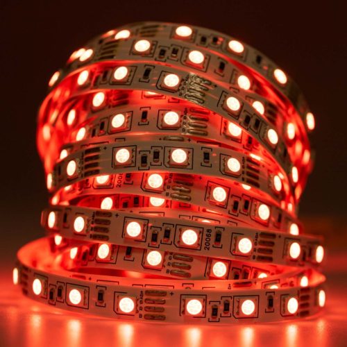 LED szalag 12V 72W 300LED 5050 RGB 10mm 5m