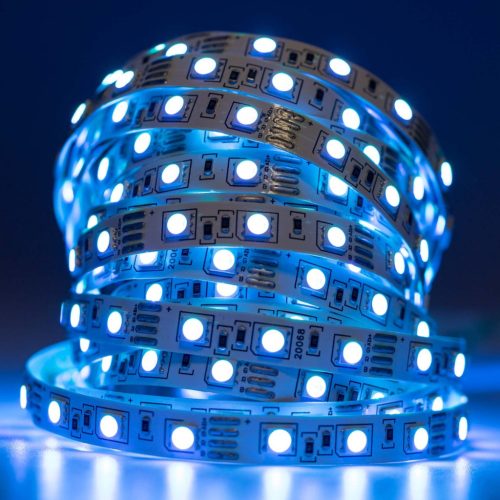 LED szalag 12V 72W 300LED 5050 RGB 10mm 5m