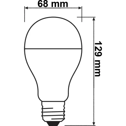 LED izzó E27 A68 19W = 150W 2452lm 2700K Meleg 200° LEDVANCE