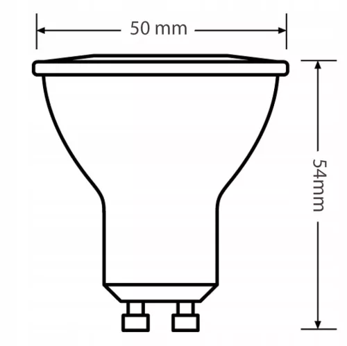 LED izzó GU10 6.9W = 50W 575lm 4000K Semleges 120° LEDVANCE