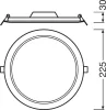Süllyesztett süllyesztett LED panel 18W 3000K DOWNLIGHT Slim DN210 LEDVANCE kerek