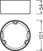 Keret DOWNLIGHT Slim DN105 LEDVANCE lámpatestek felületre szereléséhez