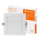 Süllyesztett süllyesztett LED panel 18W 4000K DOWNLIGHT Slim SQ210 LEDVANCE négyzet