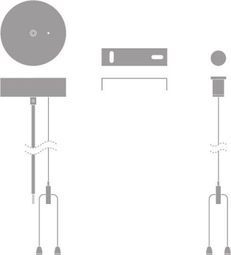 1500 EGYEDI FELFÜGGESZTÉS KÉSZLET huzalfelfüggesztés LEDVANCE lámpatestekhez