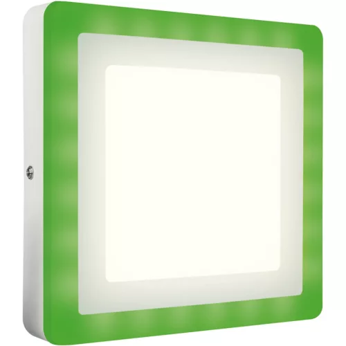 Felületre szerelhető LED panel mennyezeti lámpa SZÍN FEHÉR 17W 700lm 3000K meleg RGB 20cm LEDVANCE