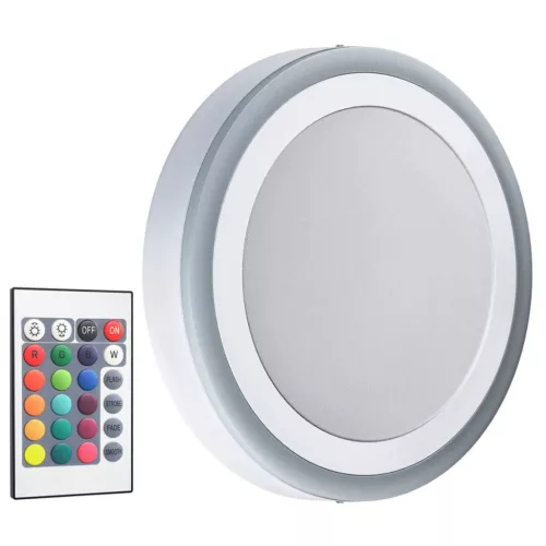 Felületre szerelhető LED panel mennyezeti lámpa SZÍN FEHÉR 28W 1550lm 3000K meleg RGB 40cm LEDVANCE
