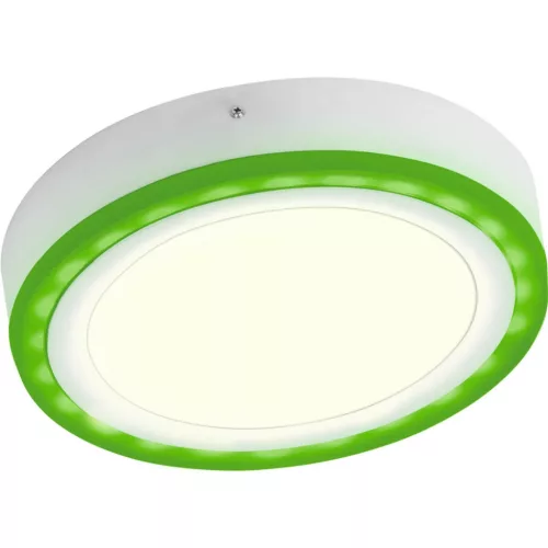 Felületre szerelhető LED panel mennyezeti lámpa SZÍN FEHÉR 28W 1550lm 3000K meleg RGB 40cm LEDVANCE