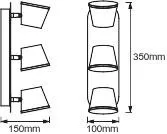 LED Panel Süllyesztett Reflektor 20W 1000lm CCT Spot Fehér Légbefúvás Állítható Ledvance