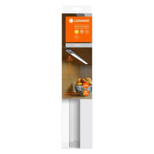 LED SZEKRÉNY ALATT lámpa Szekrény SLIM hordozható BÚTOR shalag 30 cm 6W 250lm 3000K Meleg LEDVANCE