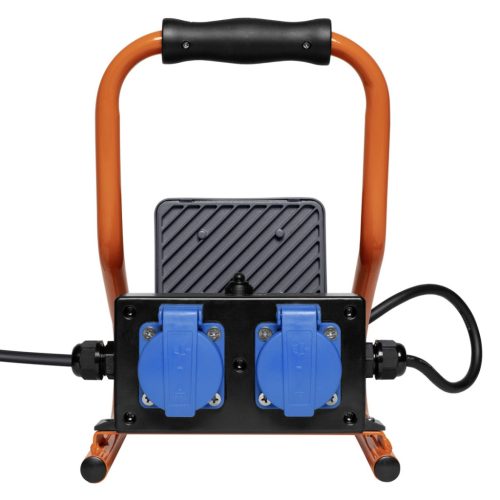 LED-es reflektor 20W 1700lm 4000K + 2x 230V-os aljzat MUNKALÁMPÁK R-ÁLLVÁNY LEDVANCE Work Hordozható