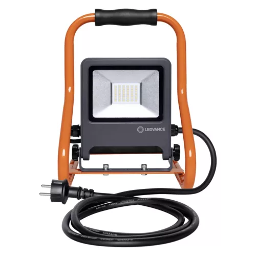 LED-es reflektor 30W 2700lm 4000K + 2x 230V aljzat MUNKALÁMPÁK R-ÁLLVÁNY LEDVANCE Munkavégzés Hordozható