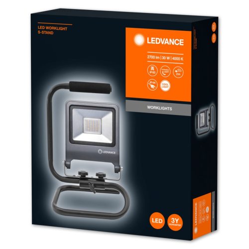 LED reflektor 30W 2800lm 4000K IP65 Szürke LEDVANCE WORKLIGHTS S-STAND hordozható