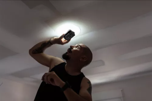 LED-es reflektor újratölthető munkalámpa 6500K 800lm LEDVANCE spotlámpa