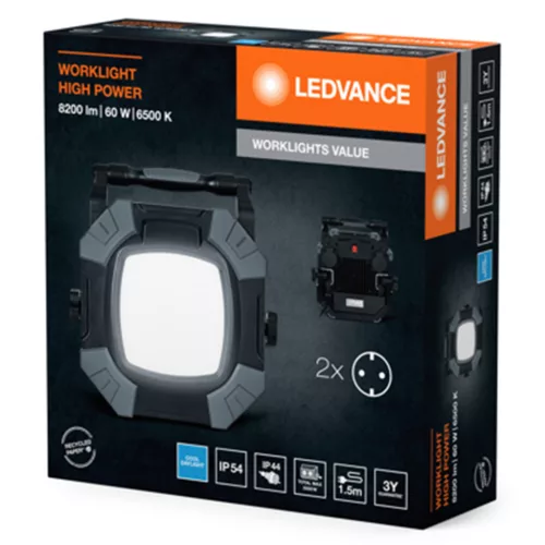 LED-es reflektor reflektor munkalámpa 60W 7200lm 6500K hordozható LEDVANCE