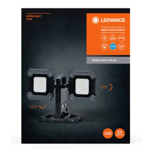 LED-es reflektor reflektor munkalámpa 60W 6450lm 6500K dupla LEDVANCE