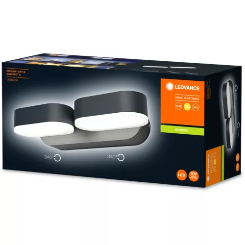 Fali lámpa kültéri homlokzati lámpa mozgatható 13W 630lm 3000K Endura Style Mini Spot LEDVANCE