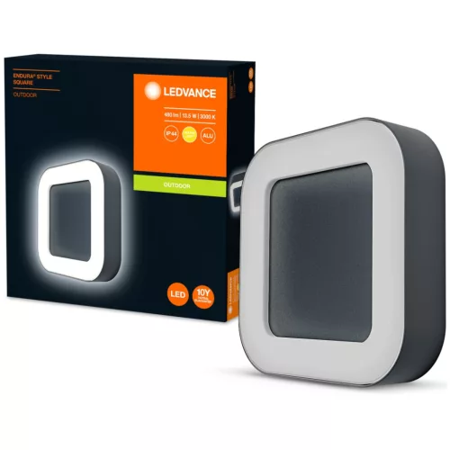 Fali lámpa homlokzati lámpa kültéri lámpatest 13W 480lm 3000K Endura Style Square LEDVANCE
