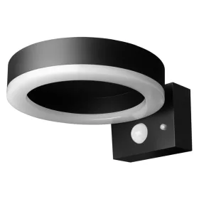   Solar Garden Fali LED lámpa homlokzati lámpa 6W fekete kerek ENDURA STYLE LEDVANCE