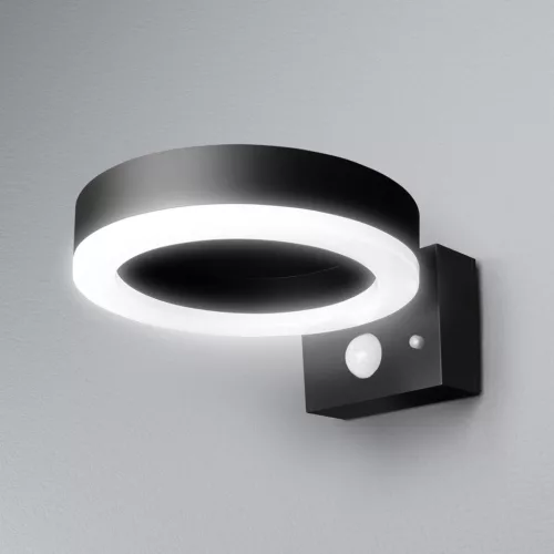 Solar Garden Fali LED lámpa homlokzati lámpa 6W fekete kerek ENDURA STYLE LEDVANCE