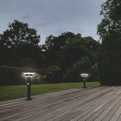 Solar Kerti LED POST lámpa 40cm 6W Fekete ENDURA STYLE LEDVANCE