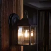 LED kerti fali lámpa E27 lámpás lámpatest fekete ENDURA CLASSIC LANTERN LEDVANCE