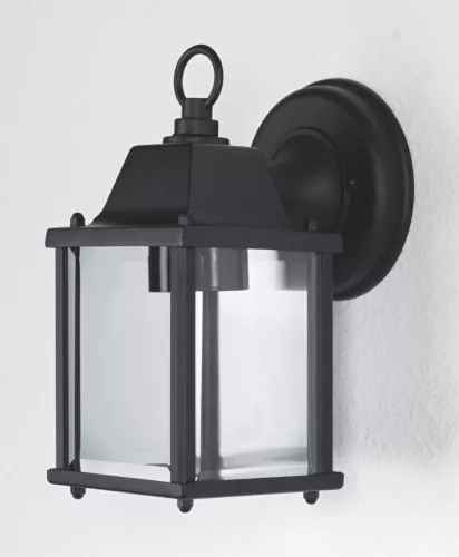 LED kerti fali lámpa E27 lámpás lámpatest fekete ENDURA CLASSIC LANTERN LEDVANCE