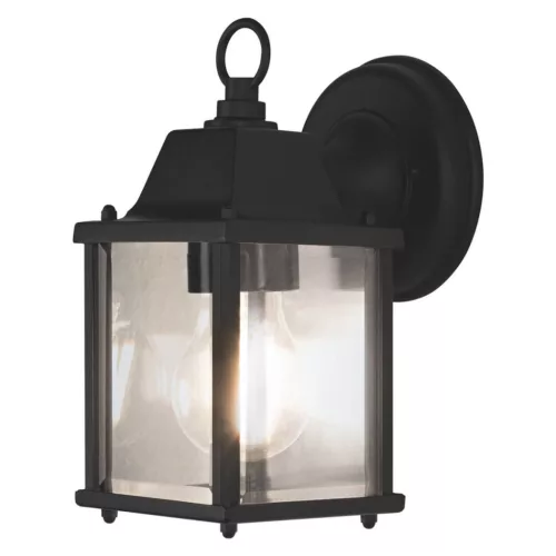 LED kerti fali lámpa E27 lámpás lámpatest fekete ENDURA CLASSIC LANTERN LEDVANCE