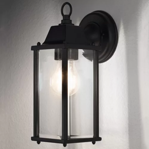 Kültéri kerti fali lámpa E27 LANTERN LETÖLTÉS Black Endura Lantern LEDVANCE