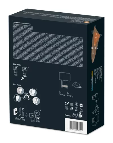 15W 4000K IP55 szürke LED-es reflektor LEDVANCE Floodlight Endura Pro mozgásérzékelővel