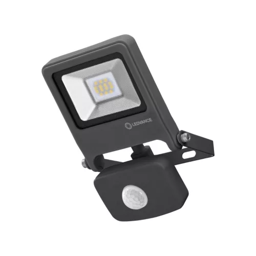 LED reflektor 10W 800lm 3000K IP65 szürke mozgásérzékelővel LEDVANCE Floodlight Endura