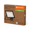 LED-es fényvető halogén kültéri reflektor mozgásérzékelő IP65 150W 4000K semleges fekete LEDVANCE
