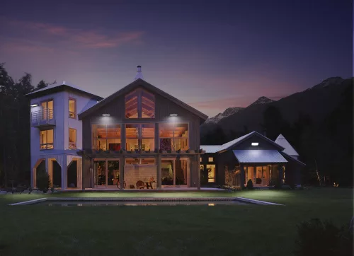 LED-es reflektor kültéri spotlámpa 30W 2700lm 4000K IP65 Black Essentials Ledvance