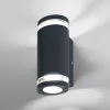 Fali lámpa homlokzati fali lámpa fel és le 2x GU10 IP44 Endura BEAM GAP FEL LEDVANCE