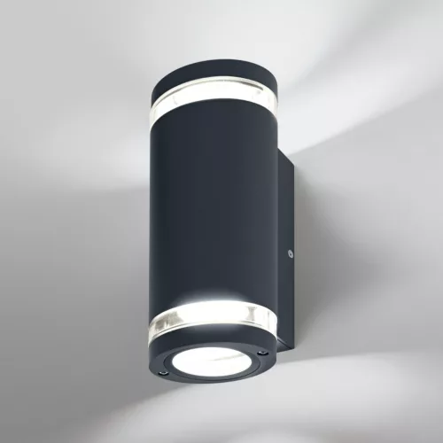 Fali lámpa homlokzati fali lámpa fel és le 2x GU10 IP44 Endura BEAM GAP FEL LEDVANCE